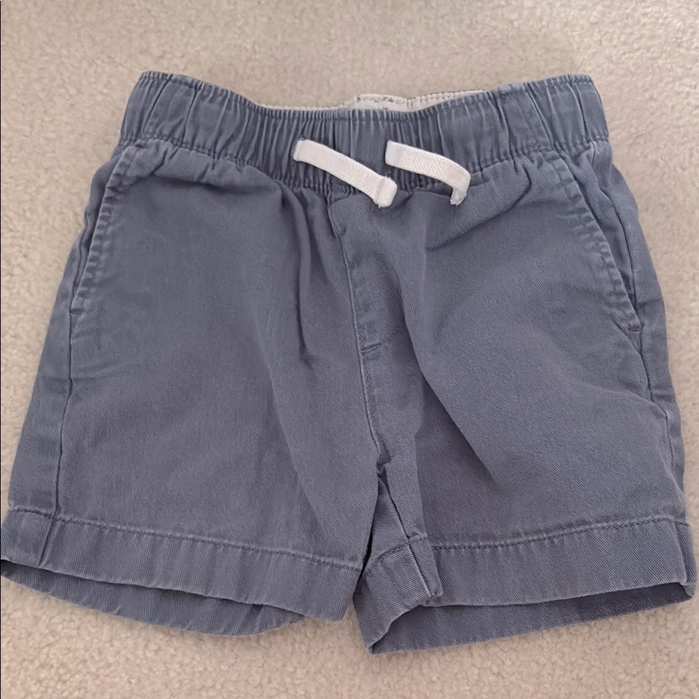 JCrew Crewcuts blue drawstring dock shorts, size 2